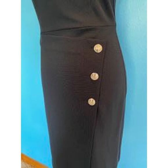 NWT Made in Portugal BOSS Hugo Boss Datera Minimalist Shift Dress Dark Blue 0 - Picture 5 of 12